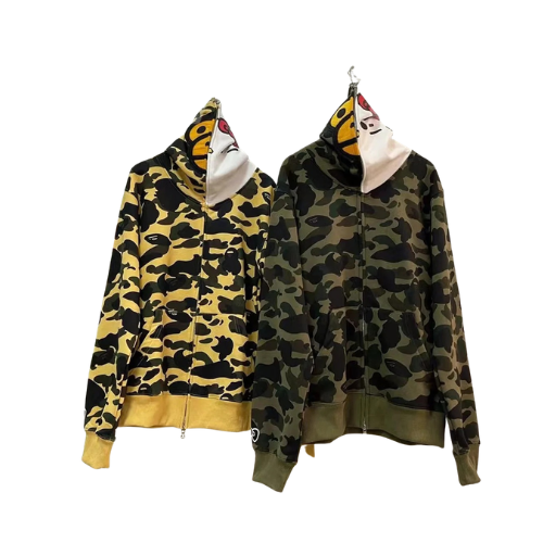 BAPE x Hello Kitty Camo Full-Zip Hoodie — #033