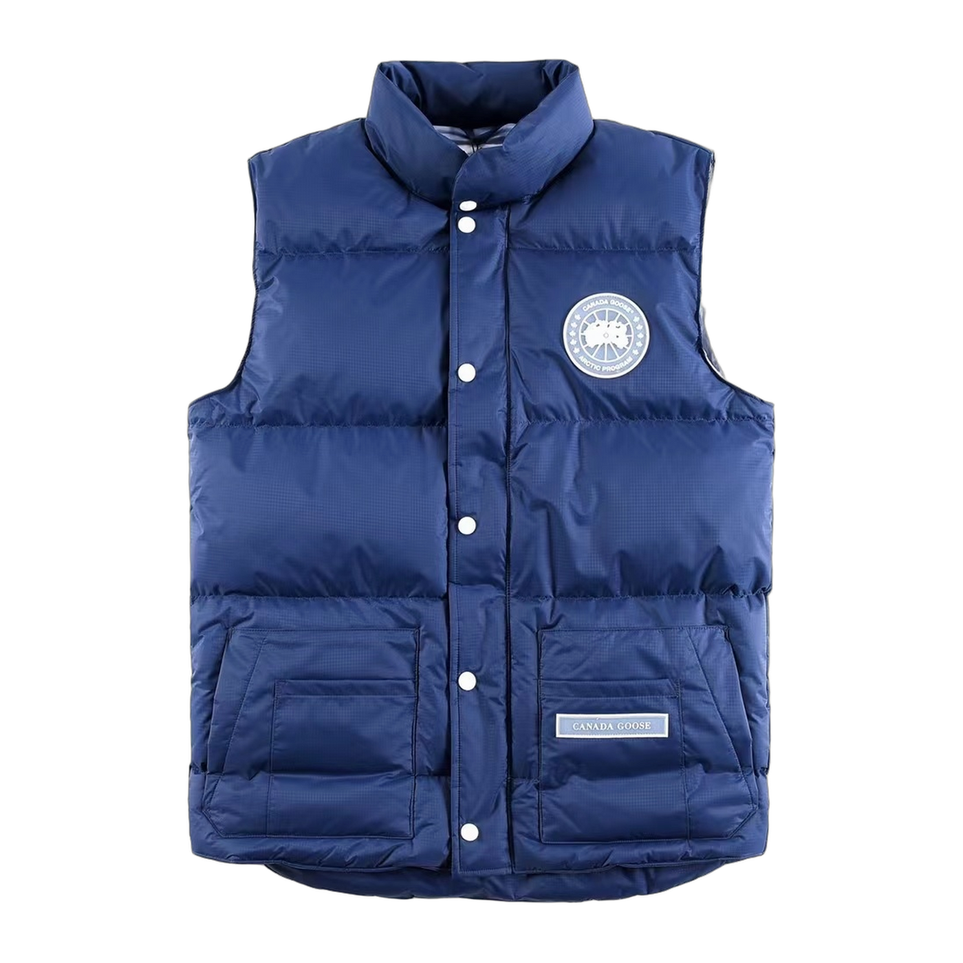 Canada Goose White Label Glacier Down Vest — Navy — #117