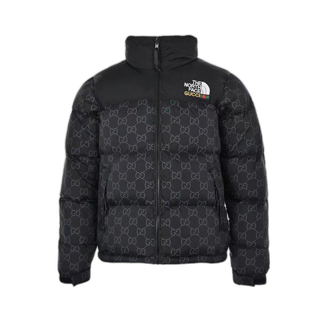 Gucci × The North Face GG-Pattern Puffer Jacket — #440