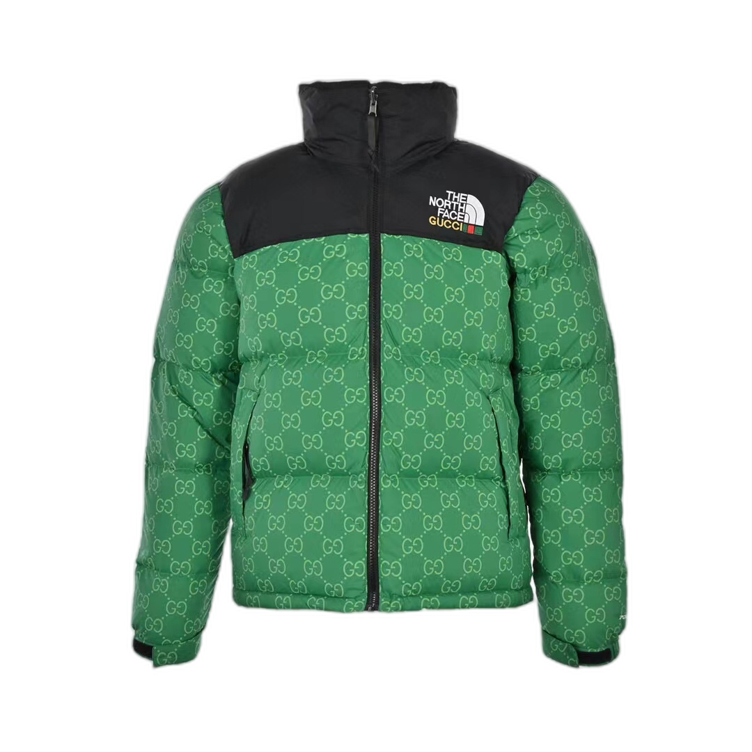 Gucci × The North Face GG-Pattern Puffer Jacket — #440