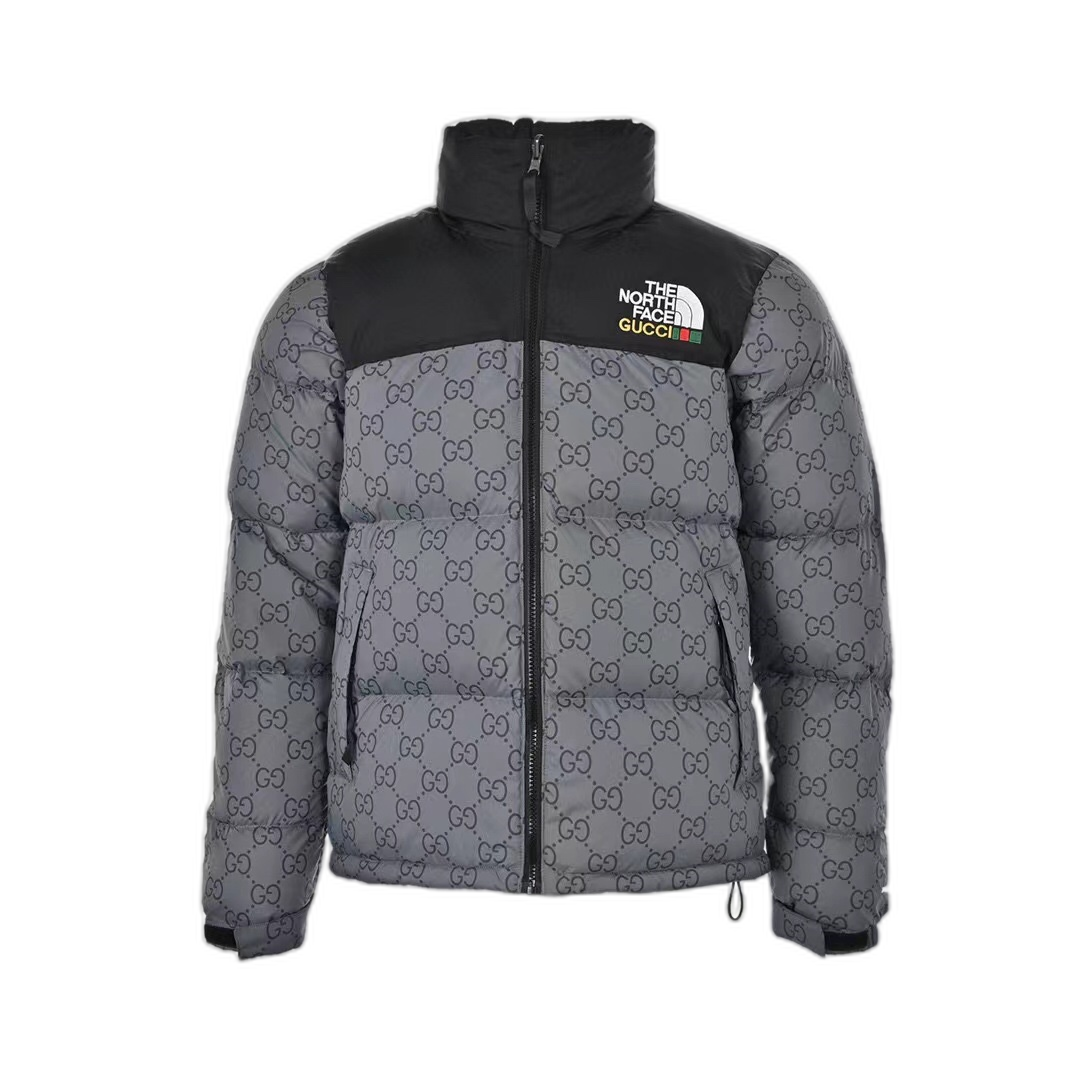 Gucci × The North Face GG-Pattern Puffer Jacket — #440