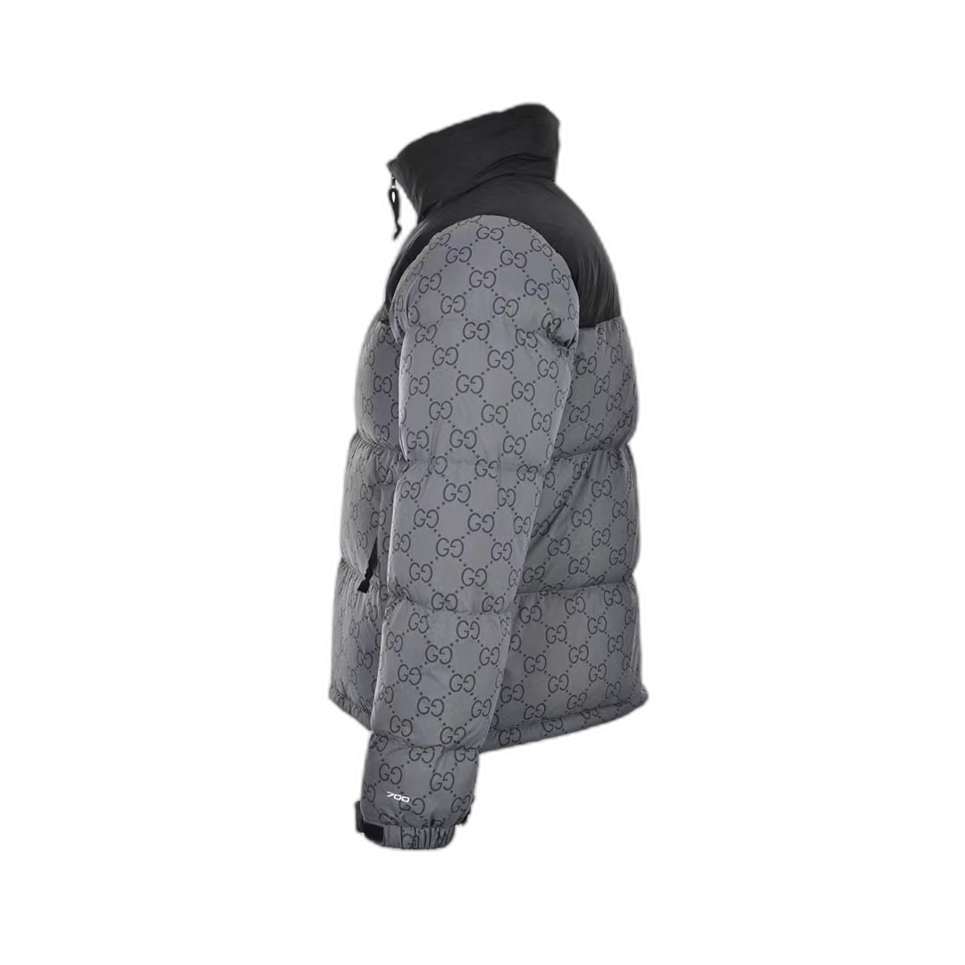 Gucci × The North Face GG-Pattern Puffer Jacket — #440