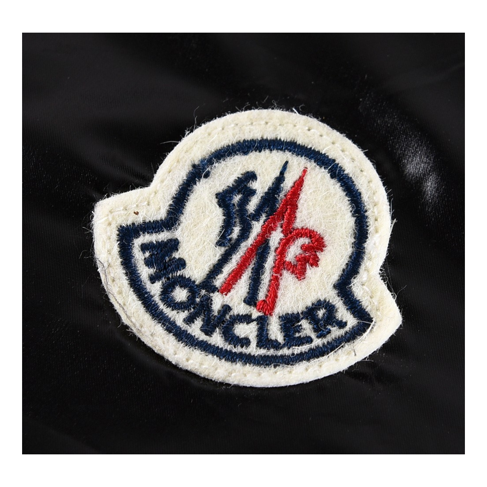 Moncler Striped-Sleeve Hooded Puffer Jacket — #246