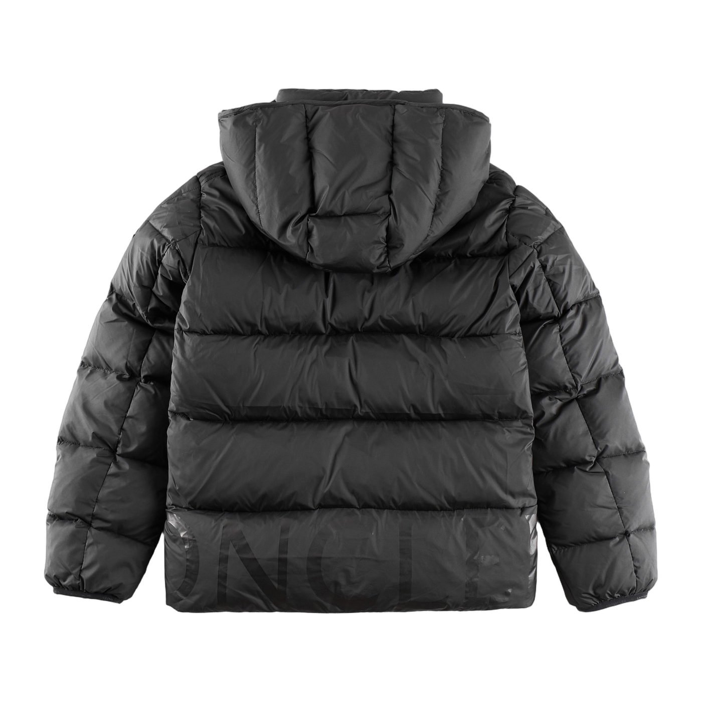 Moncler Graffiti-Print Collaboration Puffer Jacket — Black — #282