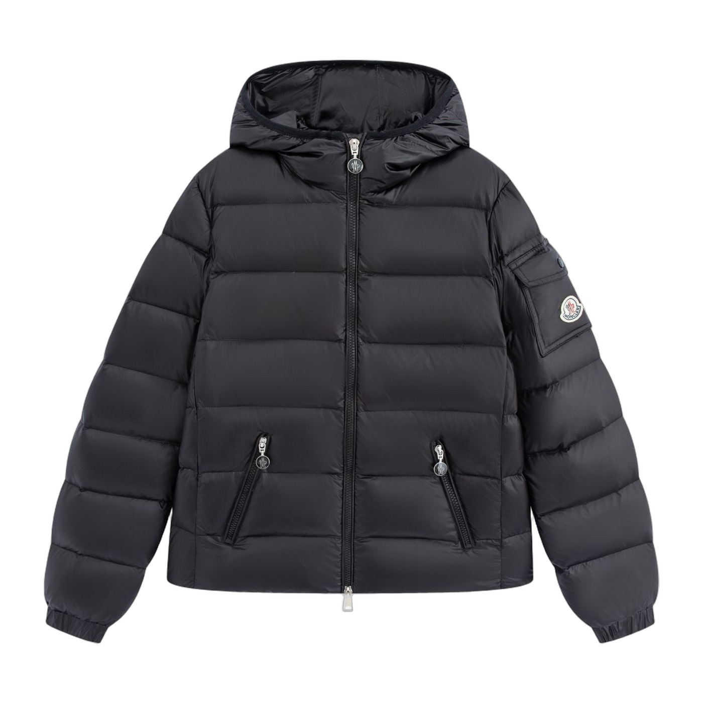 Moncler Gles Fitted Short Down Jacket — #198