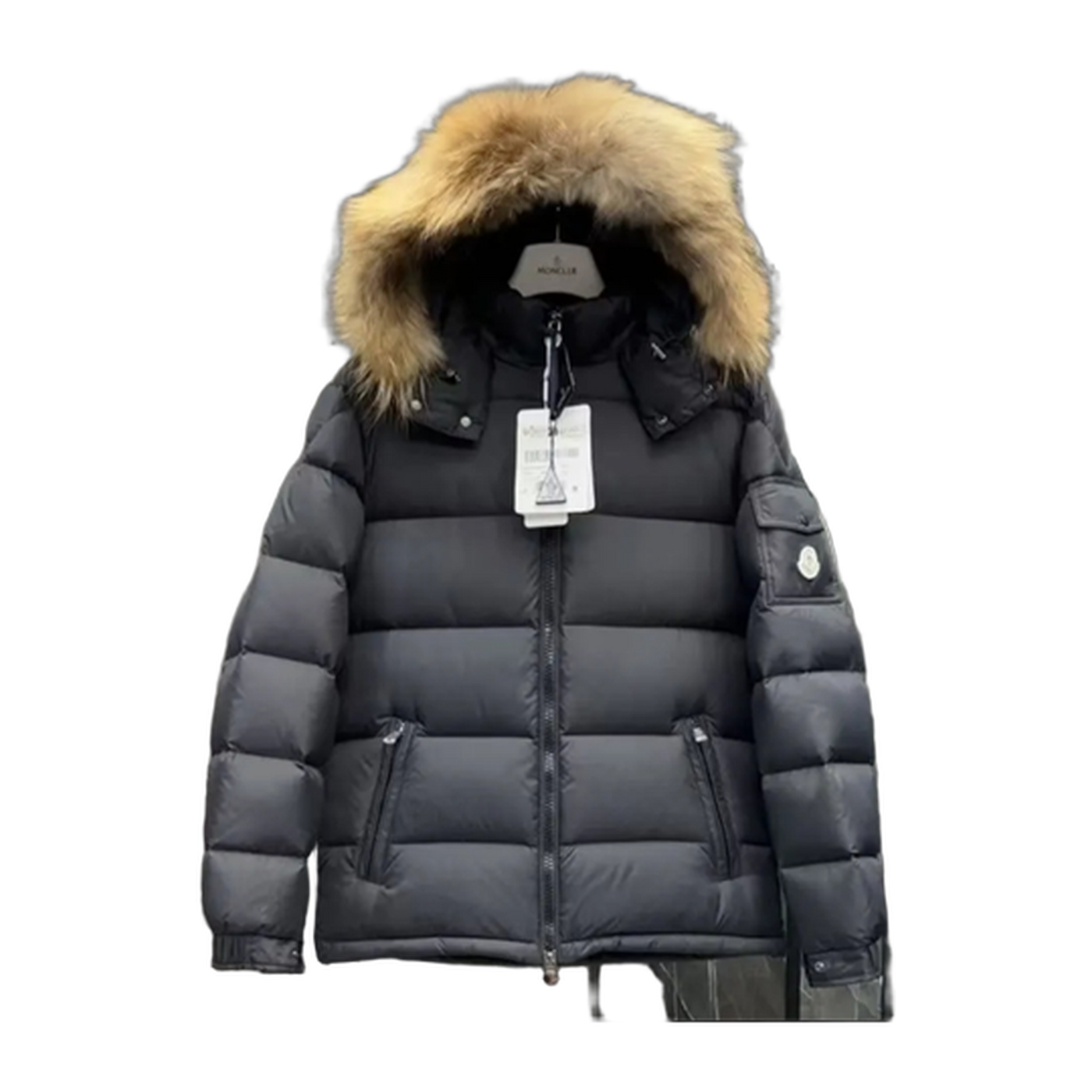 Moncler Maya Hooded Short Down Jacket — #208