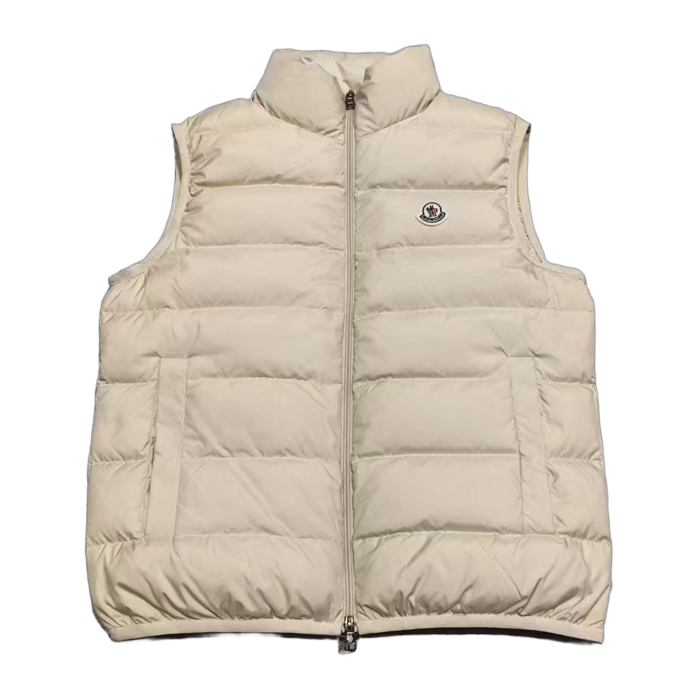 Moncler Stand-Collar Down Vest Style K77 — Off White — #302