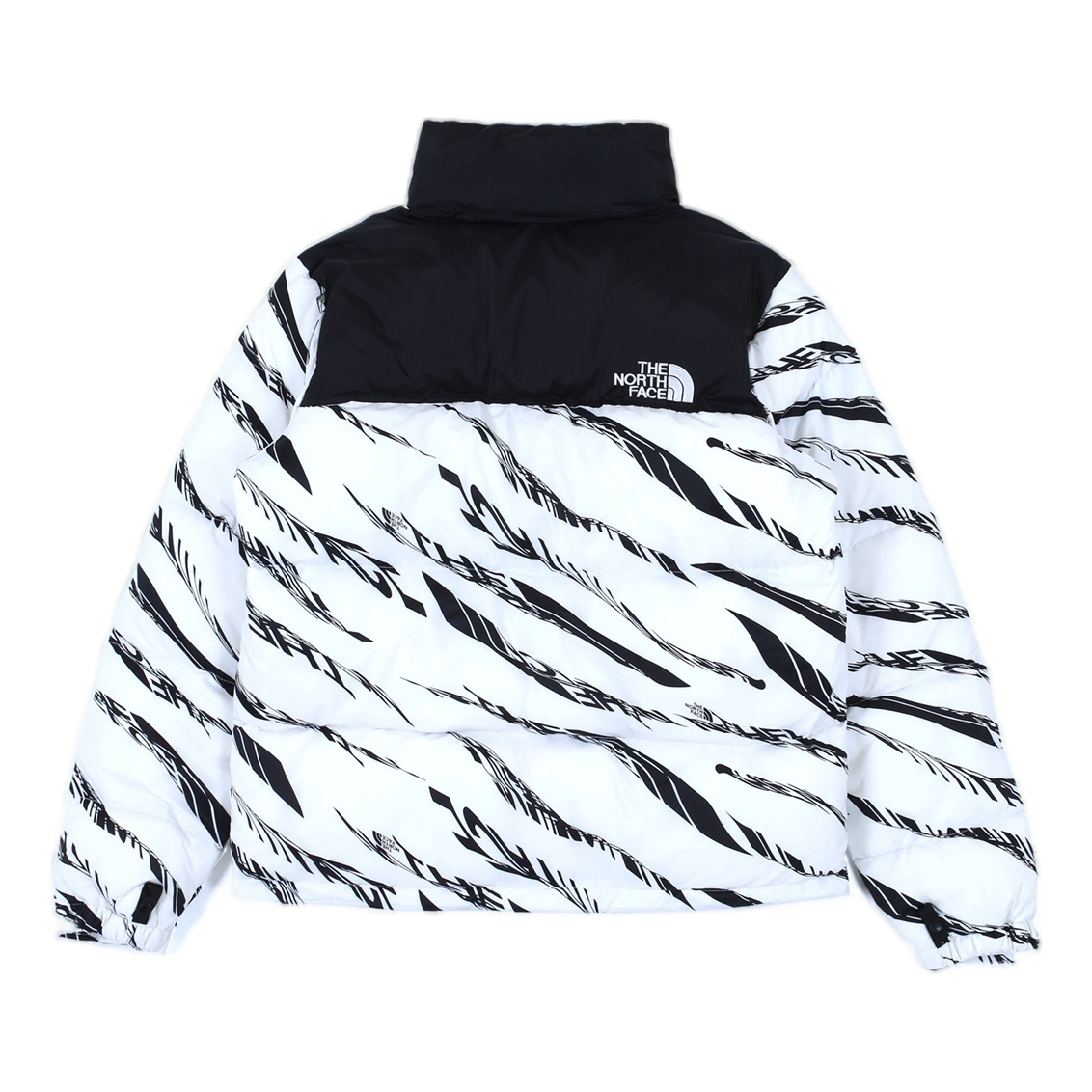 The North Face Zebra-Pattern Puffer Jacket — #452