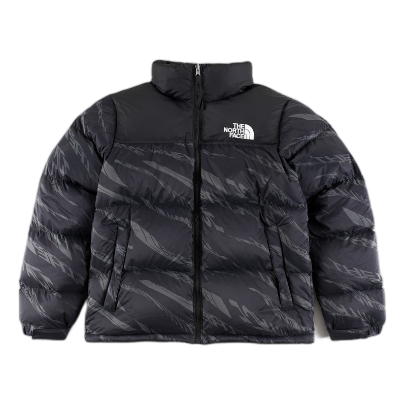 The North Face Zebra-Pattern Puffer Jacket — #452