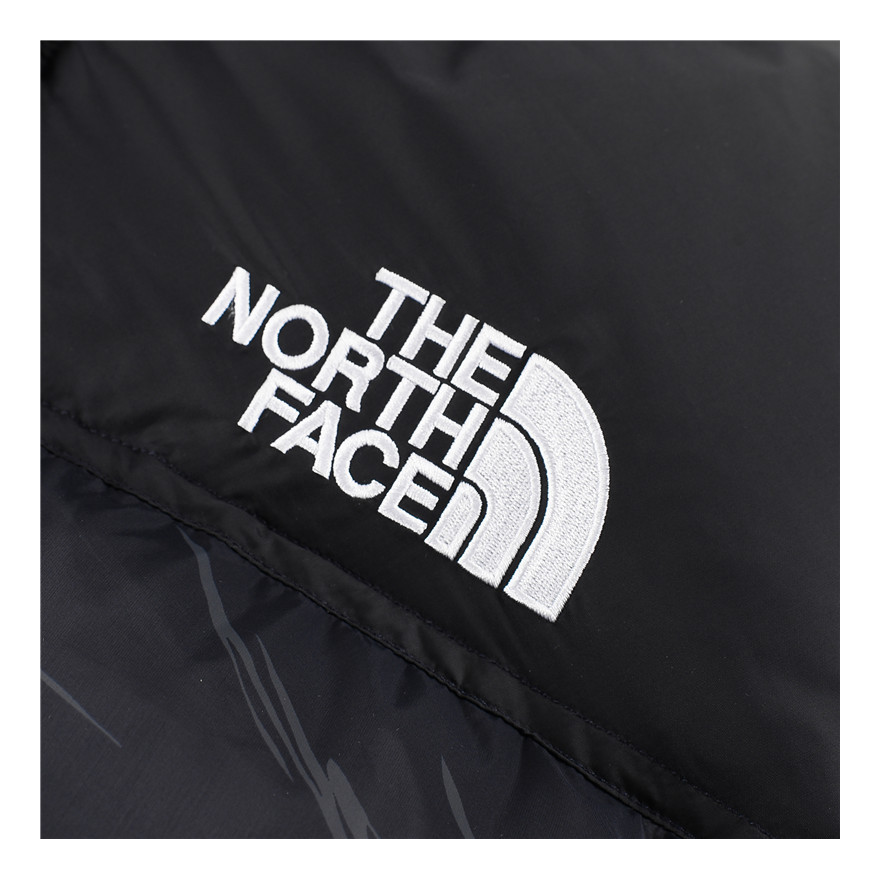 The North Face Zebra-Pattern Puffer Jacket — #452