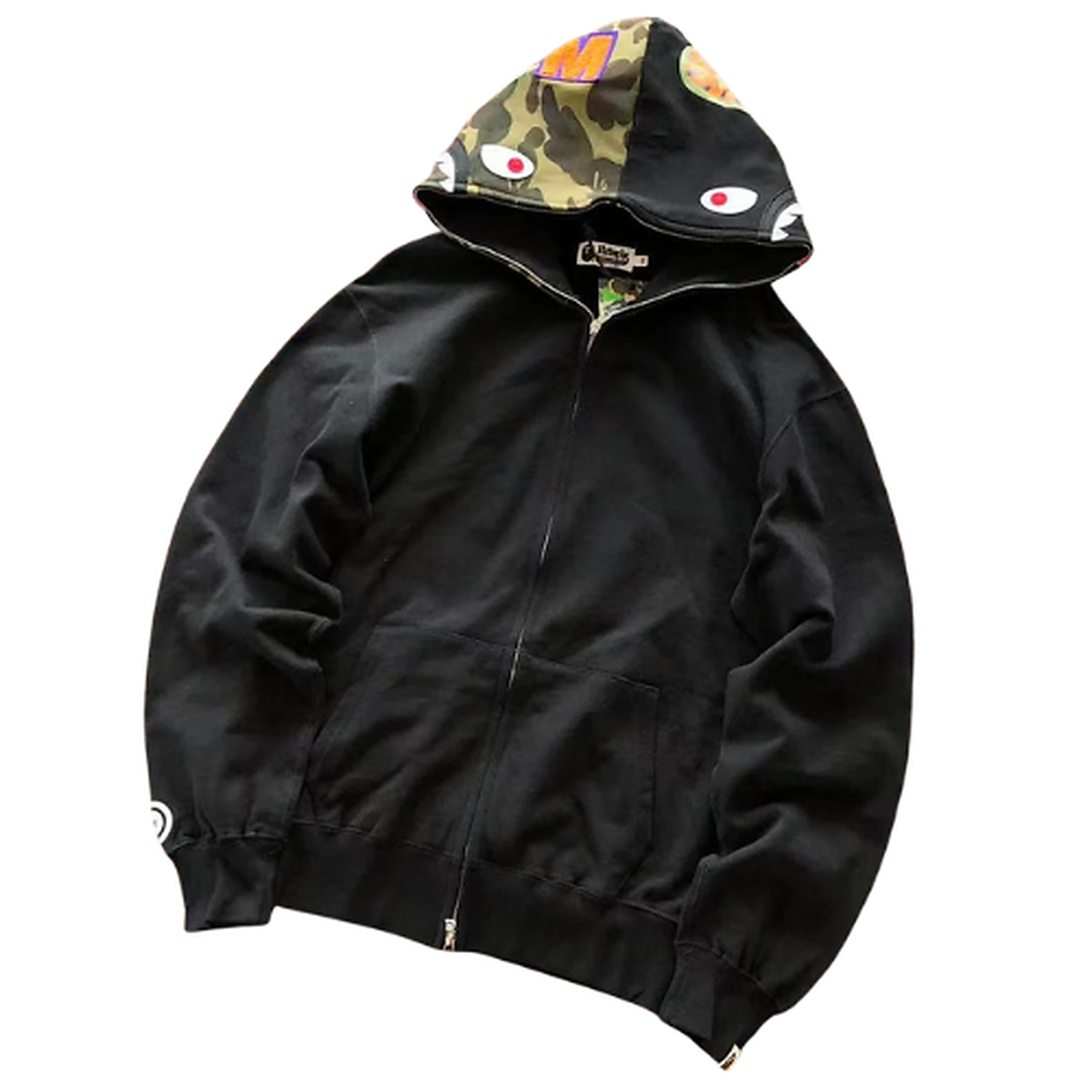 BAPE Fleece Graphic Hoodie 11100450 clean HD image 1