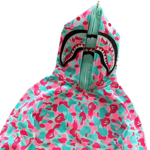 BAPE Fleece Graphic Hoodie 11100469 clean HD image 1