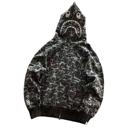 BAPE Fleece Graphic Hoodie 11100470 clean HD image 1