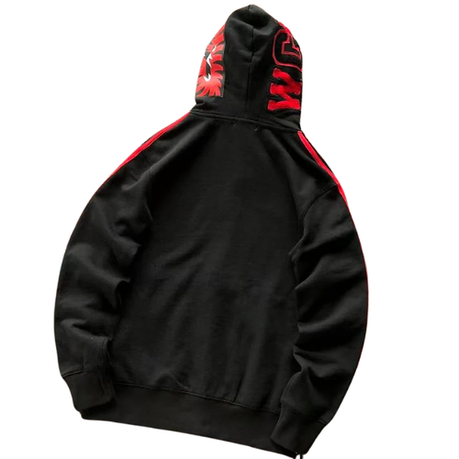 BAPE Contrast Stripe Graphic Hoodie 88061406 clean HD image 2
