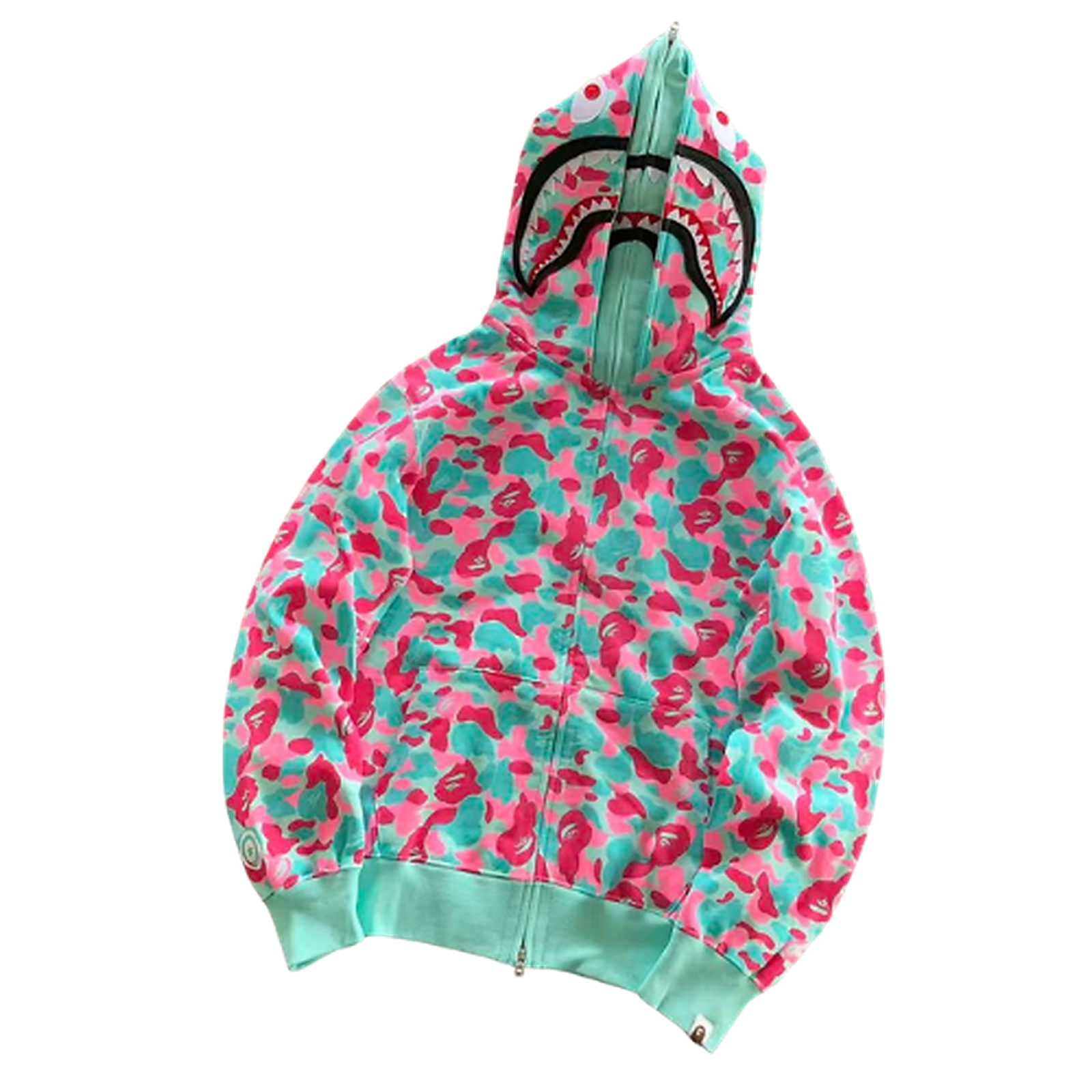BAPE Fleece Graphic Hoodie 11100469 clean HD image 2