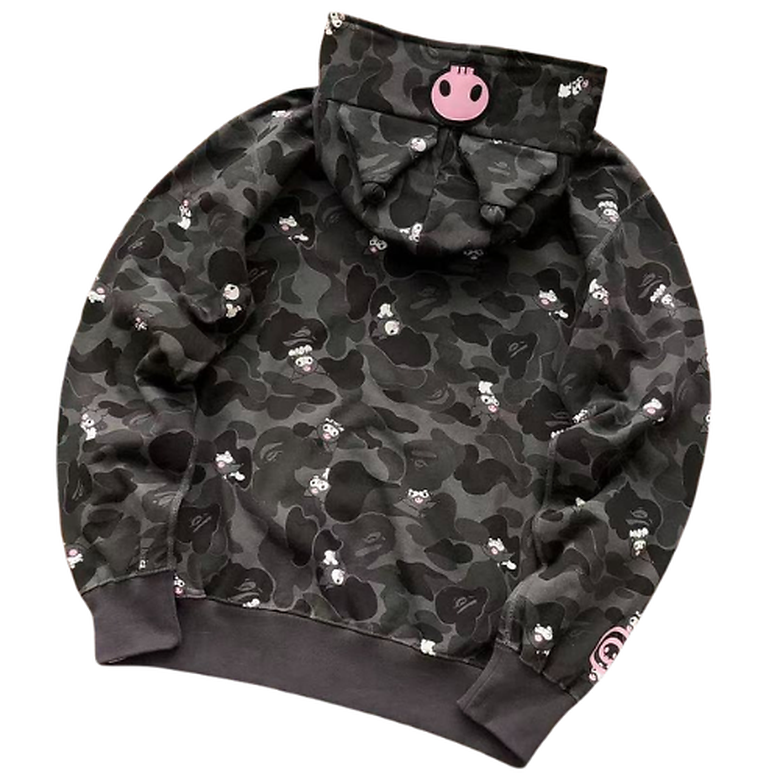 BAPE Fleece Graphic Hoodie 55042227 clean HD image 2
