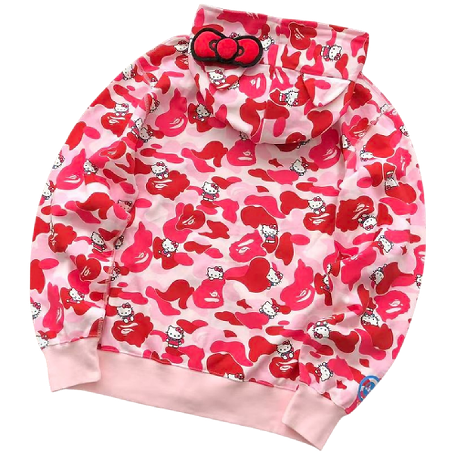 BAPE Fleece Graphic Hoodie 55042228 clean HD image 2
