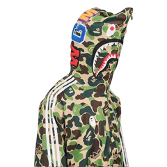 BAPE Contrast Stripe Graphic Hoodie 88051437