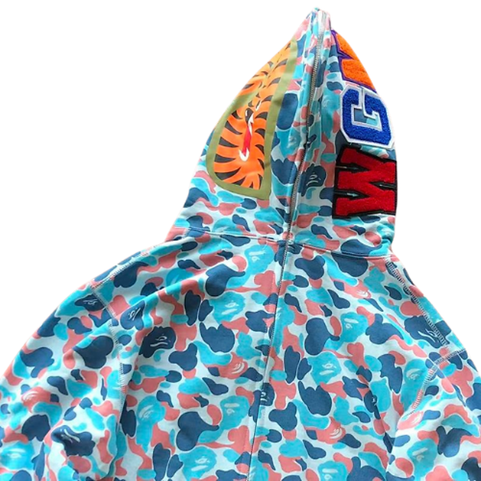 BAPE Fleece Graphic Hoodie 11100446 clean HD image 3