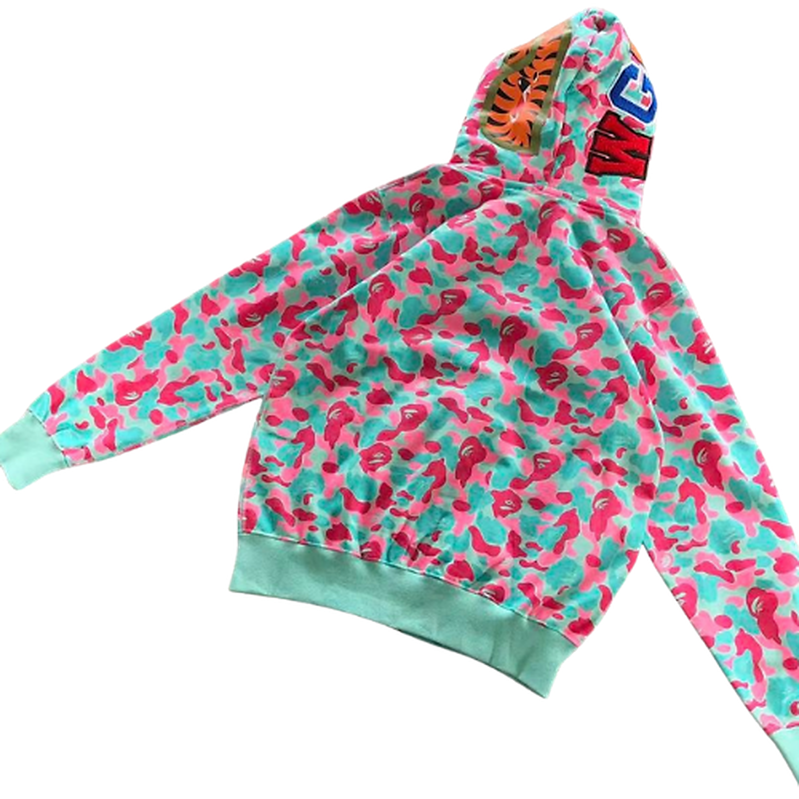 BAPE Fleece Graphic Hoodie 11100469 clean HD image 3