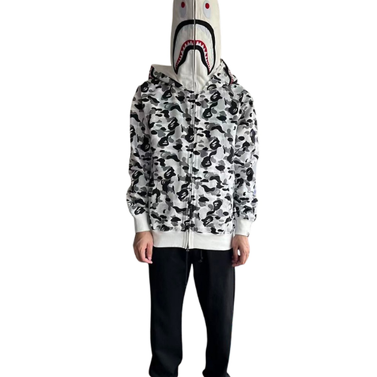 BAPE ABC Camo Shark Full-Zip Hoodie — #026
