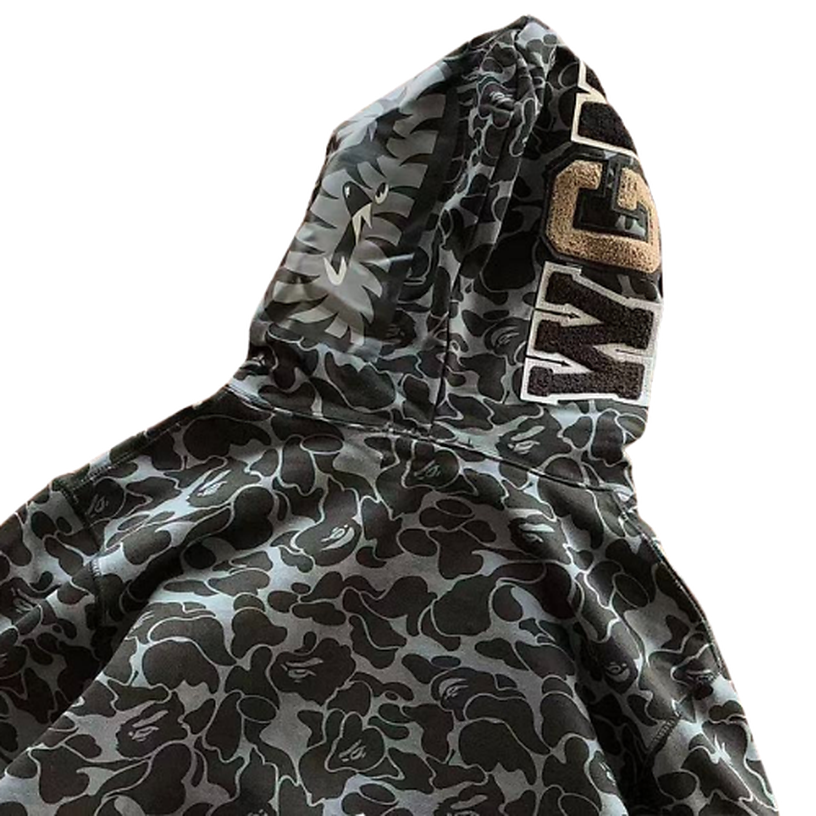 BAPE Fleece Graphic Hoodie 11100470 clean HD image 4