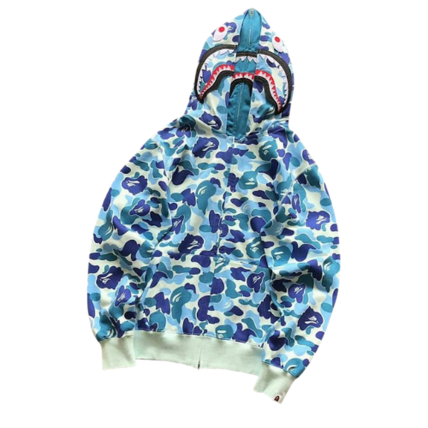 BAPE ABC Camo Shark Full-Zip Hoodie — #030