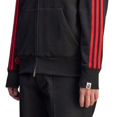 BAPE Contrast Stripe Graphic Hoodie 88061406