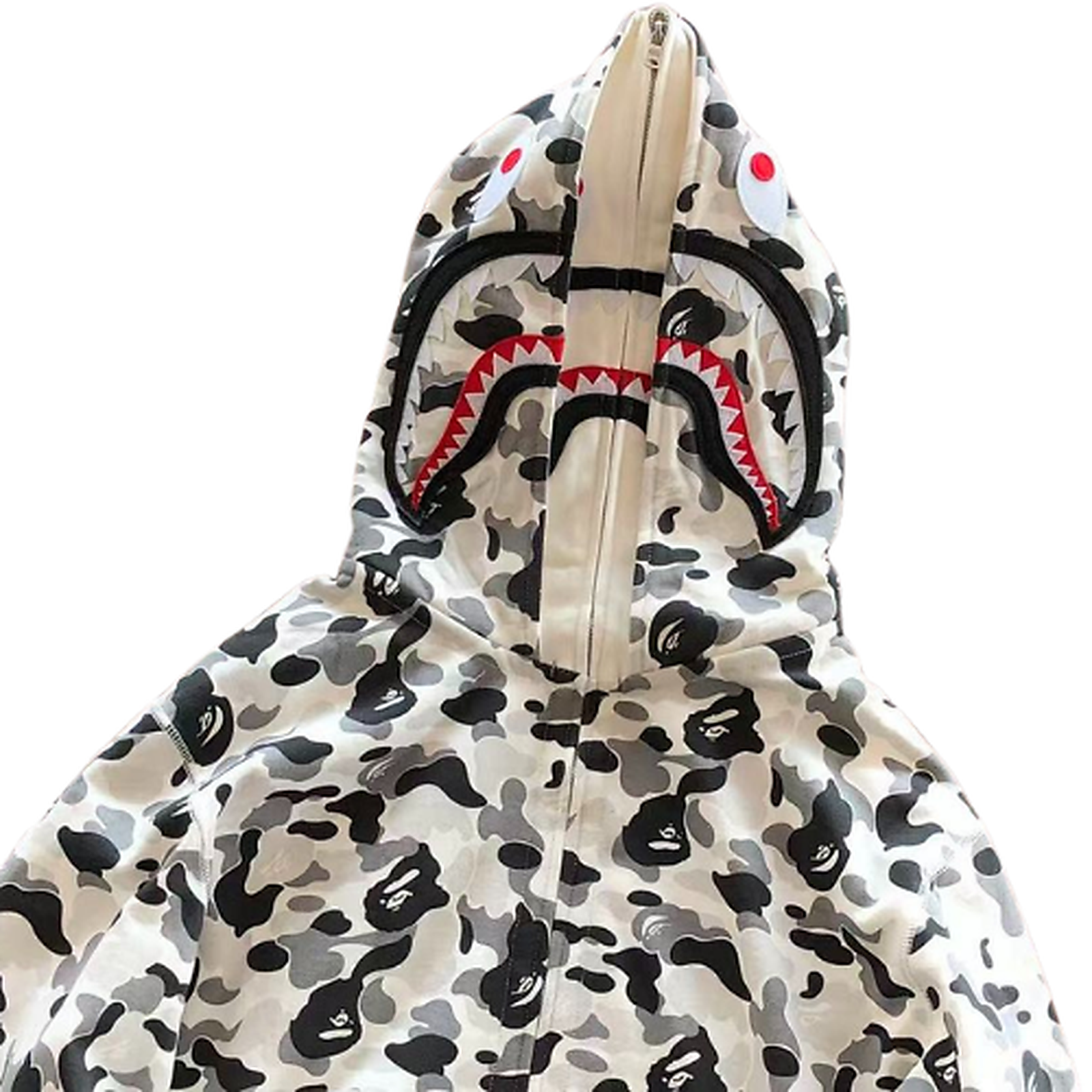 BAPE Fleece Graphic Hoodie 11100472 clean HD image 5