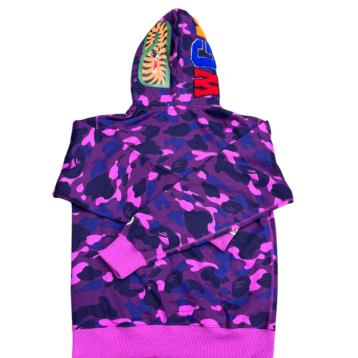 BAPE Horror Mad Face Relaxed Fit Pullover Hoodie