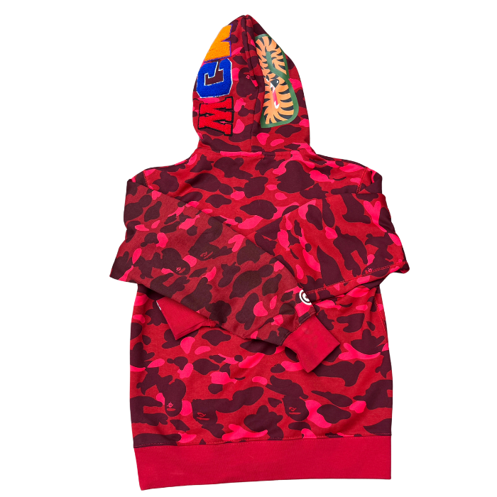 BAPE Horror Mad Face Relaxed Fit Pullover Hoodie