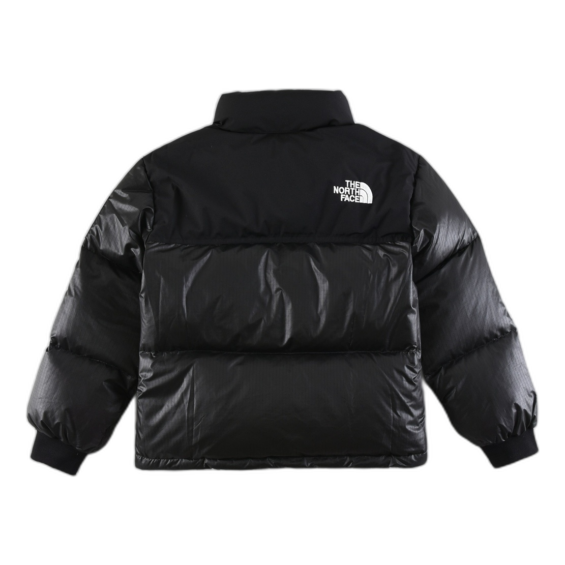 The North Face Nuptse Cropped Puffer Jacket — Black — #402