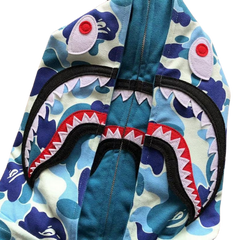 BAPE Color Camo Shark Full-Zip Hoodie — Pink — #003