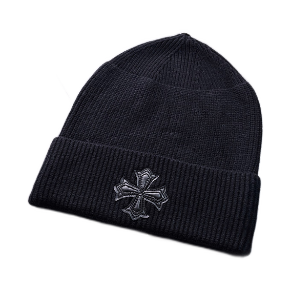 Chrome Hearts Embroidered Cross Beanie — #418