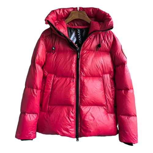 Canada Goose Crofton Puffer — Red — #105 — front view