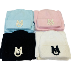 Moncler Monogram Hat and Scarf Set — #431