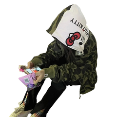 BAPE x Hello Kitty Camo Full-Zip Hoodie – Style 5476312