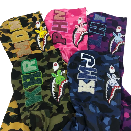 NewJeans x BAPE Graphic Hoodie – Style 5600123