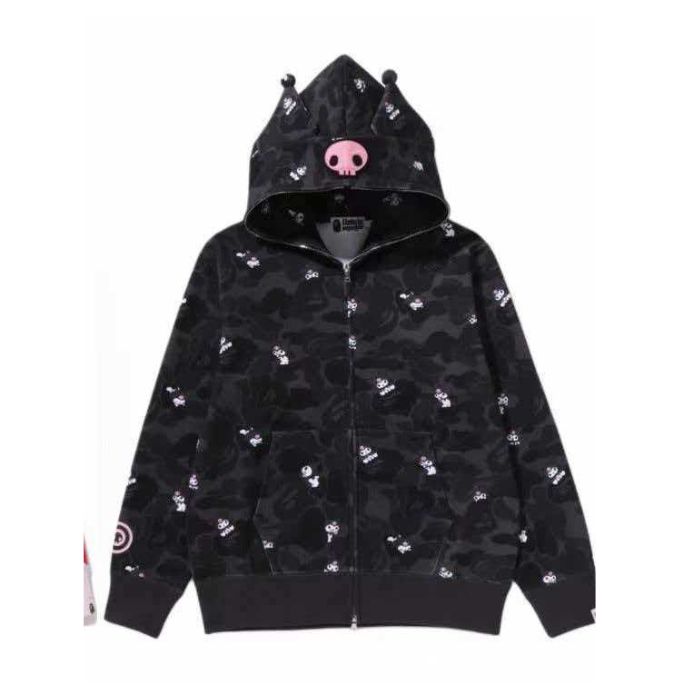 BAPE x Sanrio Hello Kitty Camo Full Zip Hoodie