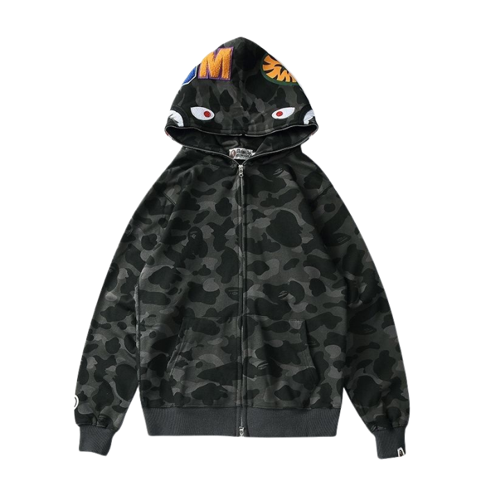 BAPE SHARK EYE Relaxed Fit Hoodie Jacket