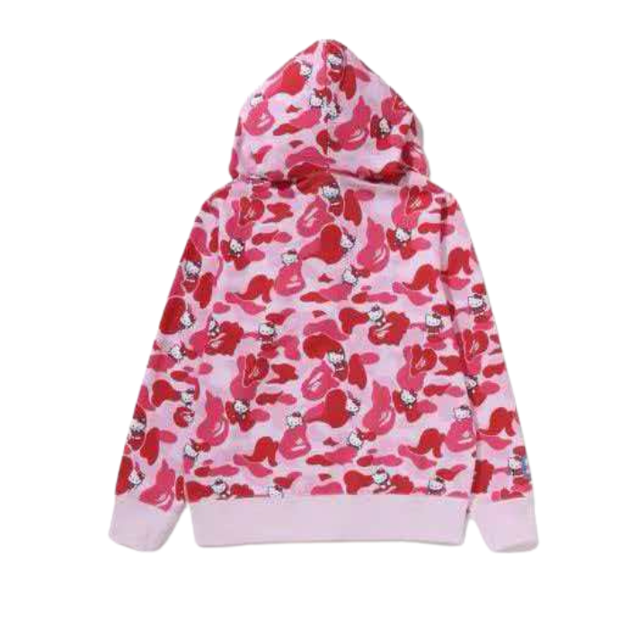 BAPE x Sanrio Hello Kitty Camo Full Zip Hoodie