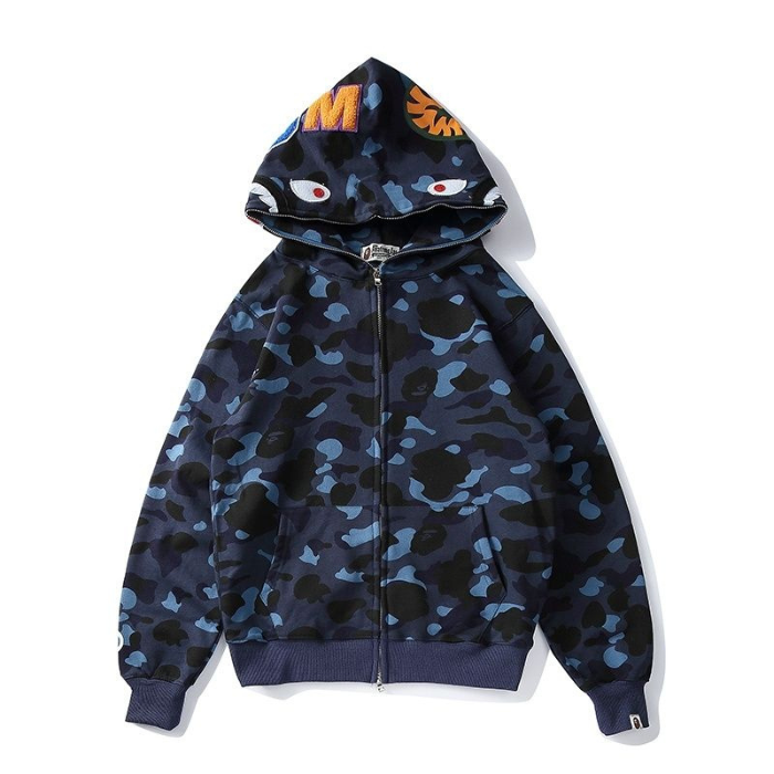 BAPE SHARK EYE Relaxed Fit Hoodie Jacket