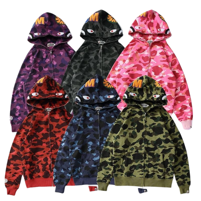 BAPE SHARK EYE Relaxed Fit Hoodie Jacket