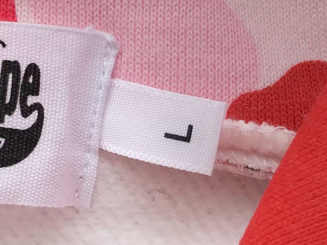 BAPE x Hello Kitty Camo Full-Zip Hoodie — Pink — #002