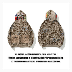 BAPE Desert Shark Full-Zip Hoodie