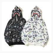 BAPE Glow-in-the-Dark Full-Zip Hoodie 560