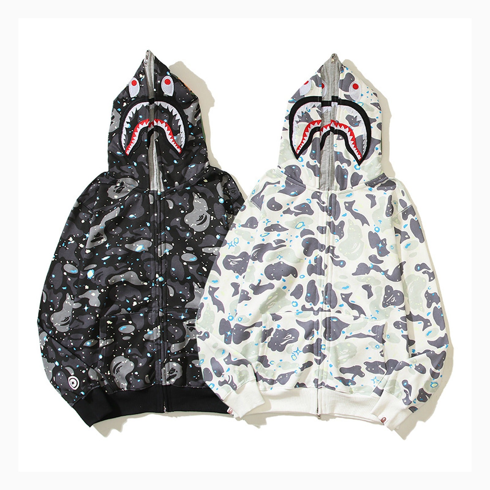 BAPE Glow-in-the-Dark Full-Zip Hoodie 560 product image