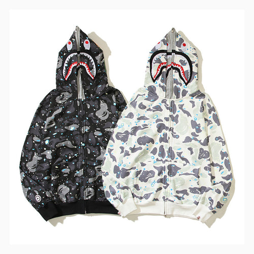 BAPE Glow-in-the-Dark Full-Zip Hoodie 560 product image