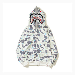 BAPE Glow-in-the-Dark Full-Zip Hoodie 560
