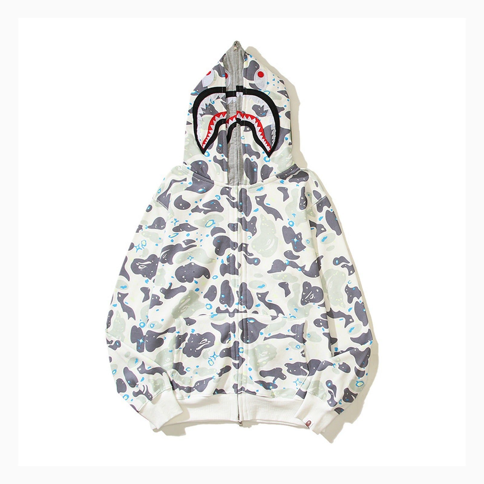 BAPE Glow-in-the-Dark Full-Zip Hoodie 560 product image